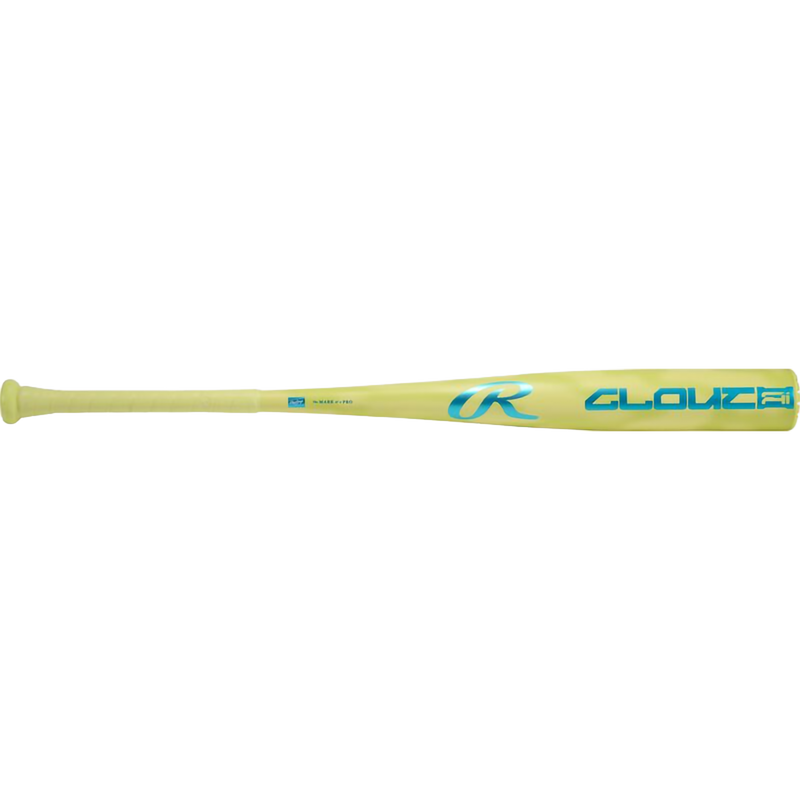 Clout AI -3 BBCOR 2 5/8", Rawlings Clout AI -3 BBCOR 2 5/8" in Yellow front horizontal