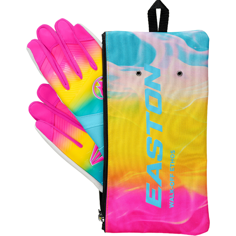 Walk-Off Locked In Ethos Batting Gloves, Easton Sports Walk-Off Locked In Ethos Batting Gloves with storage bag
