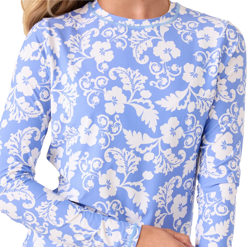 Women's Golden Glow Sea Skippin Longsleeve, Roxy Women's Golden Glow Sea Skippin Longsleeve Front
