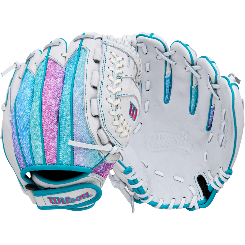 A500 Flash Fastpitch - 11" Closed Web, Wilson A500 Flash Fastpitch - 11" Closed Web Back and Front