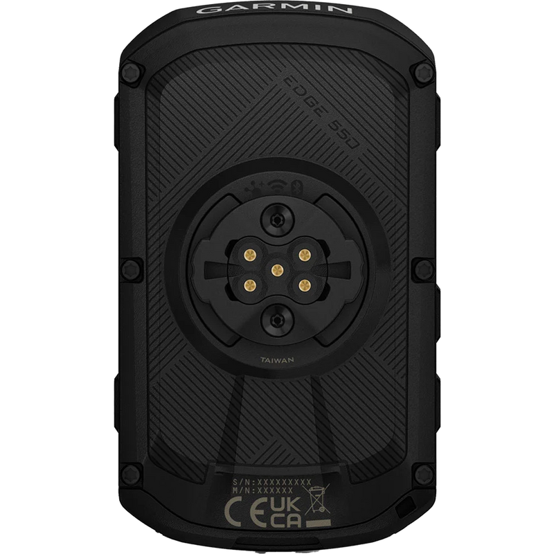Edge 550, Garmin Edge 550 Back