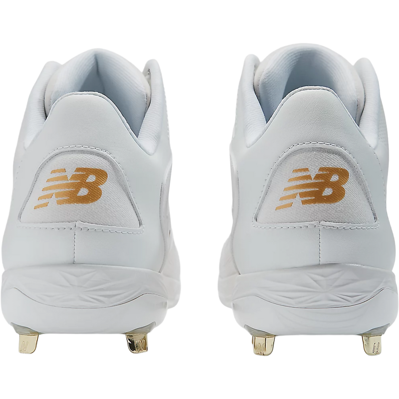 Men's FuelCell Ohtani 1 Metal, New Balance Men's FuelCell Ohtani 1 Metal in White/Metallic Gold pair back