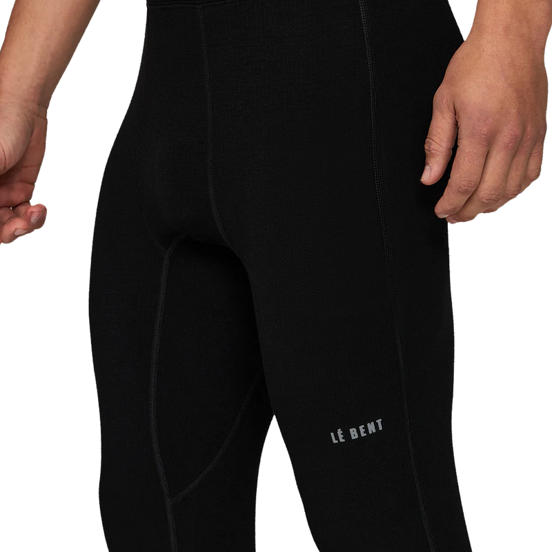 Men's Heavyweight Grid Fleece Bottom, Le Bent Men's Heavyweight Grid Fleece Bottom logo