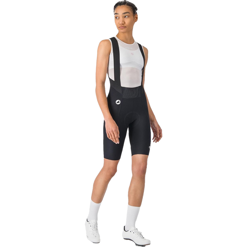 Women's Espresso 2 DT Bibshort, Castelli Women's Espresso 2 DT Bibshort  3/4 Front