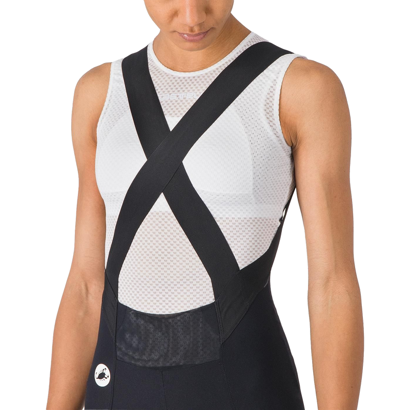 Women's Espresso 2 DT Bibshort, Castelli Women's Espresso 2 DT Bibshort Crossed Suspenders