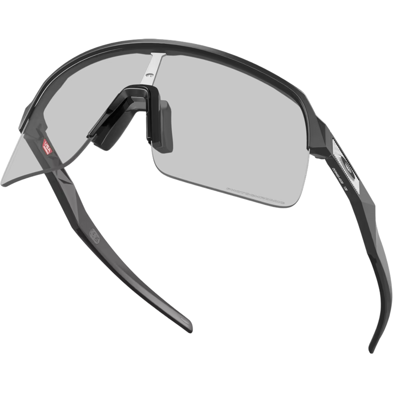 Sutro Lite - Matte Carbon/Clear Photochromic, Oakley Sutro Lite Matte Carbon Clear Photochromic front left bottom