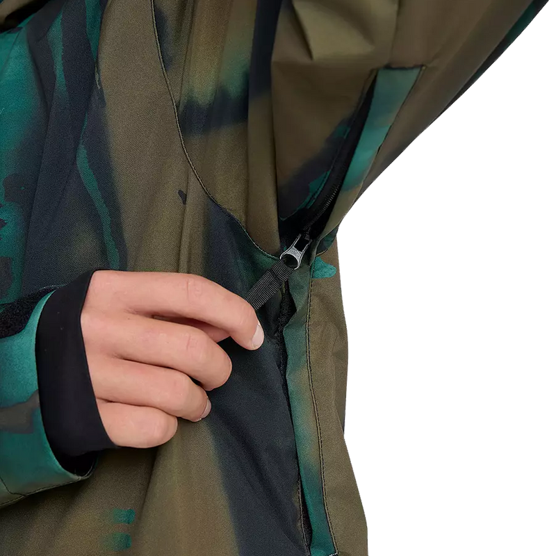 Men's Mission Printed Jacket, Quiksilver Men's Mission Printed Jacket ventilation