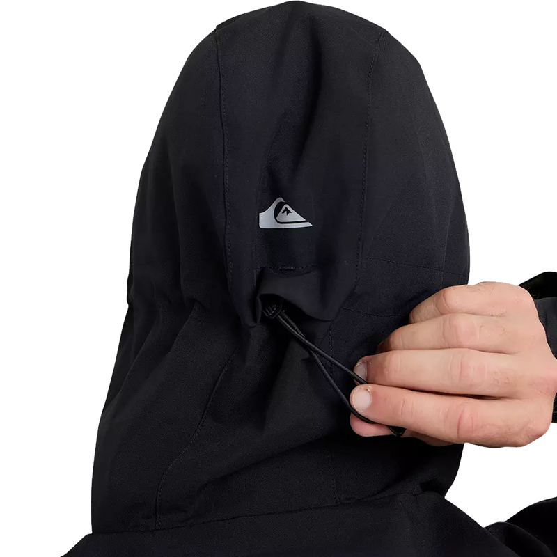 Men's Sycamore Block 20K Jacket, Quiksilver Men's Sycamore Block 20K Jacket hood cinch