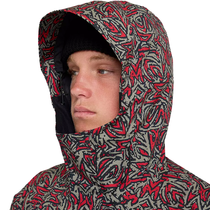 Men's High Altitude 20K Jacket, Quiksilver Men's High Altitude 20K Jacket hood front