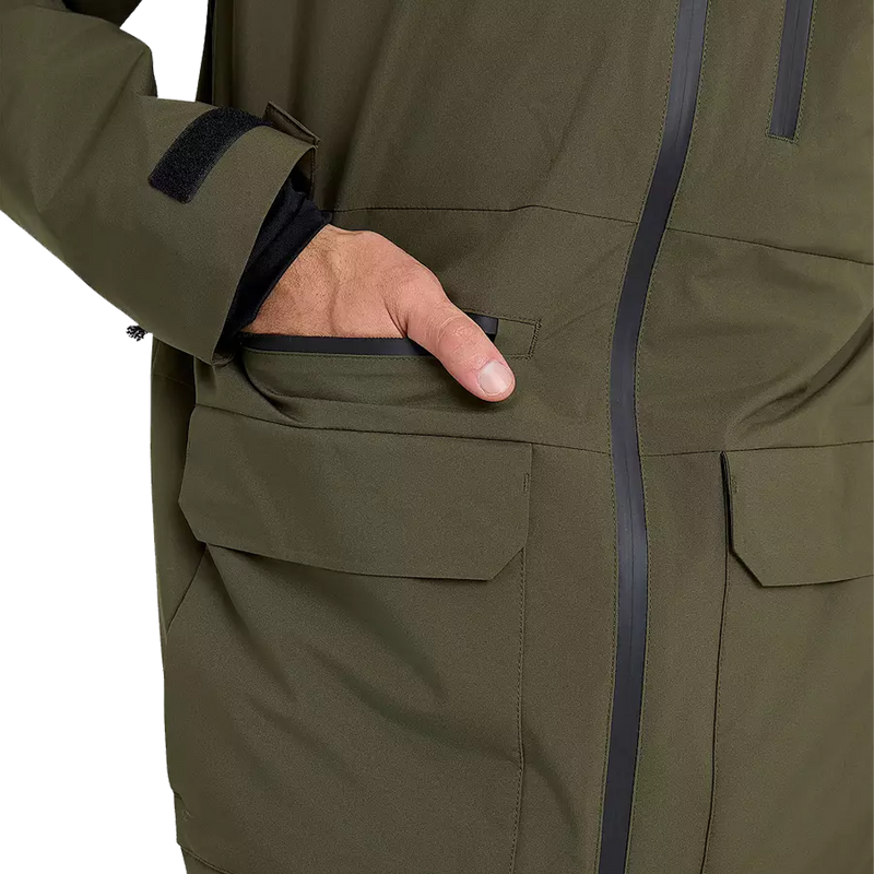 Men's Quest Stretch 20K Jacket, Quiksilver Men's Quest Stretch 20K Jacket stash pocket
