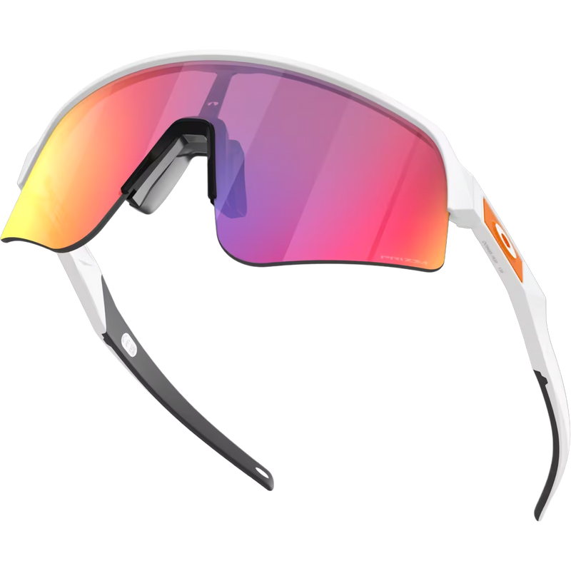 Sutro Lite Sweep - Matte White/Prizm Road, Oakley Sutro Lite Sweep - Matte White/Prizm Road front left bottom