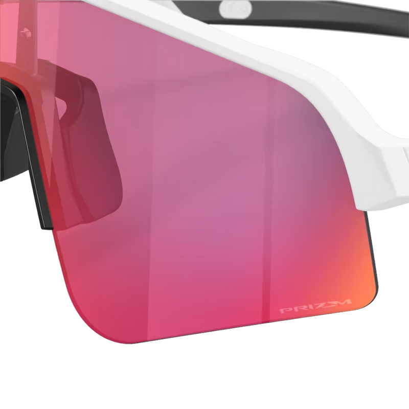 Sutro Lite Sweep - Matte White/Prizm Road, Oakley Sutro Lite Sweep - Matte White/Prizm Road lens left