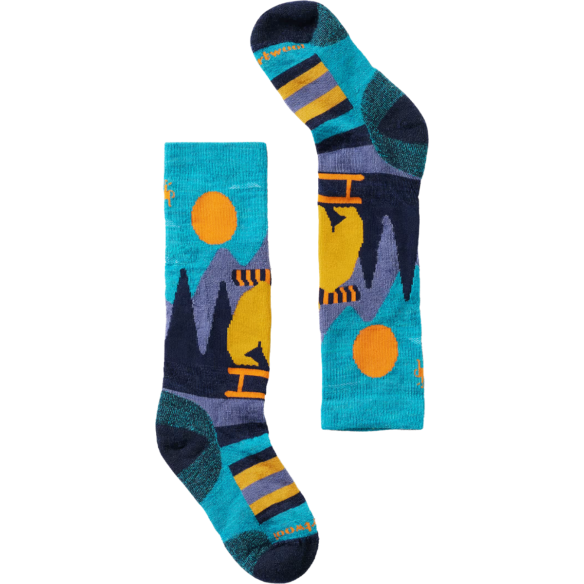 Youth Ski Light Cushion Sleigh Bear OTC Socks alternate view