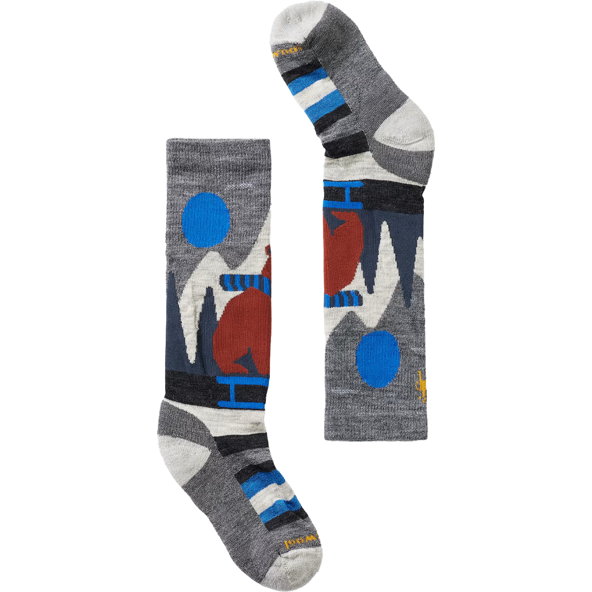 Youth Ski Light Cushion Sleigh Bear OTC Socks alternate view