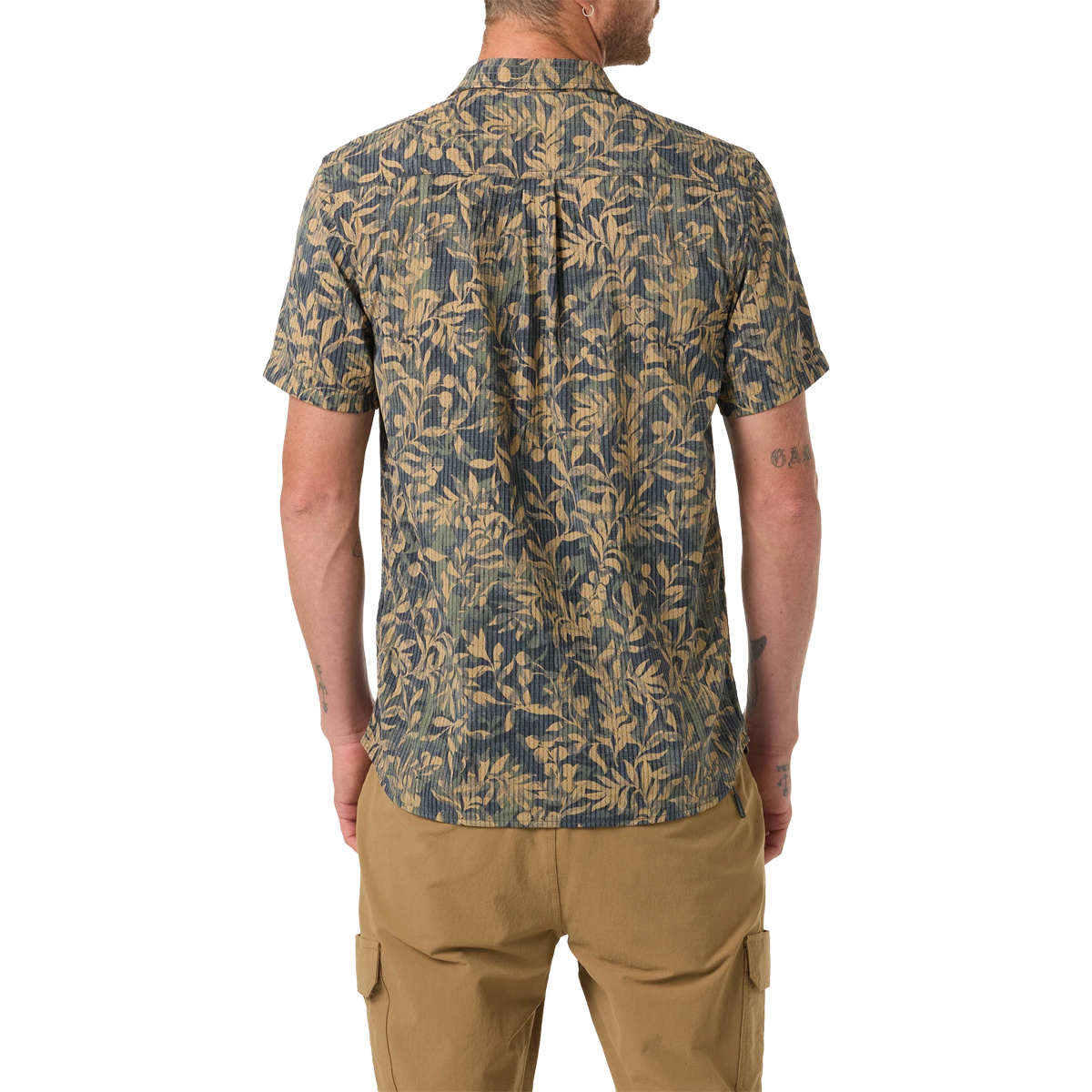 Men's TRVLR Perforated Printed Standard Short Sleeve alternate view