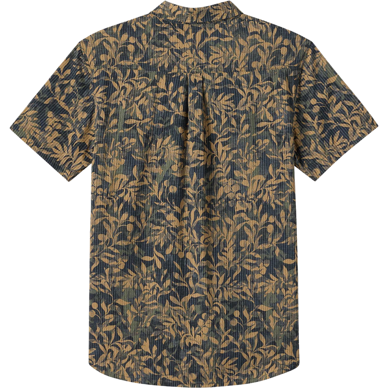 Men's TRVLR Perforated Printed Standard Short Sleeve, O'Neill Men's TRVLR Perforated Printed Standard Fit Shirt back