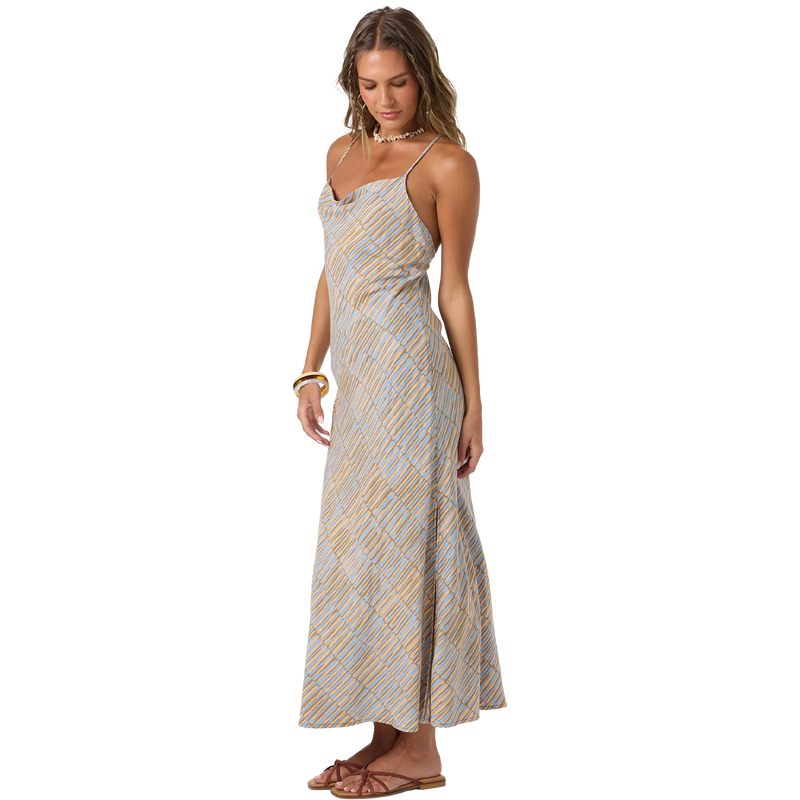 Women's Holly Stripe Dress, O'Neill Women's Holly Stripe Dress 3/4 Front 