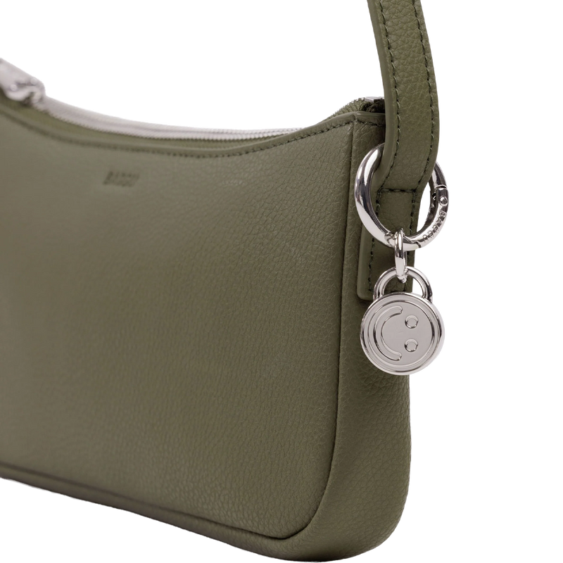 Recycled Leather Pochette, BAGGU Recycled Leather Pochette charm