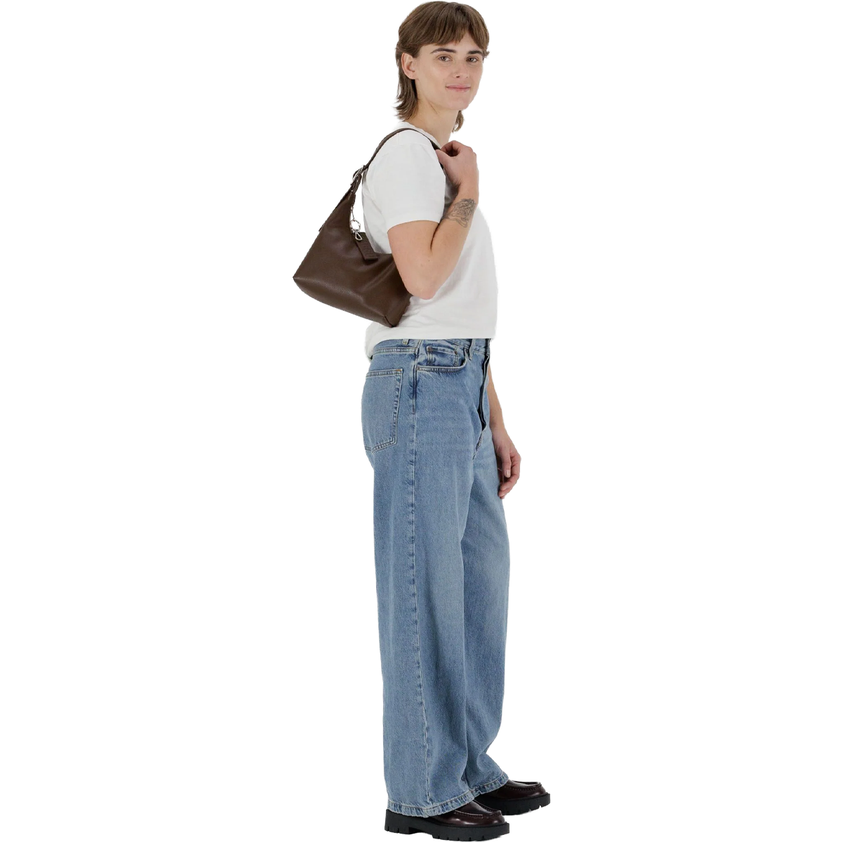 Mini Recycled Leather Shoulder Bag alternate view