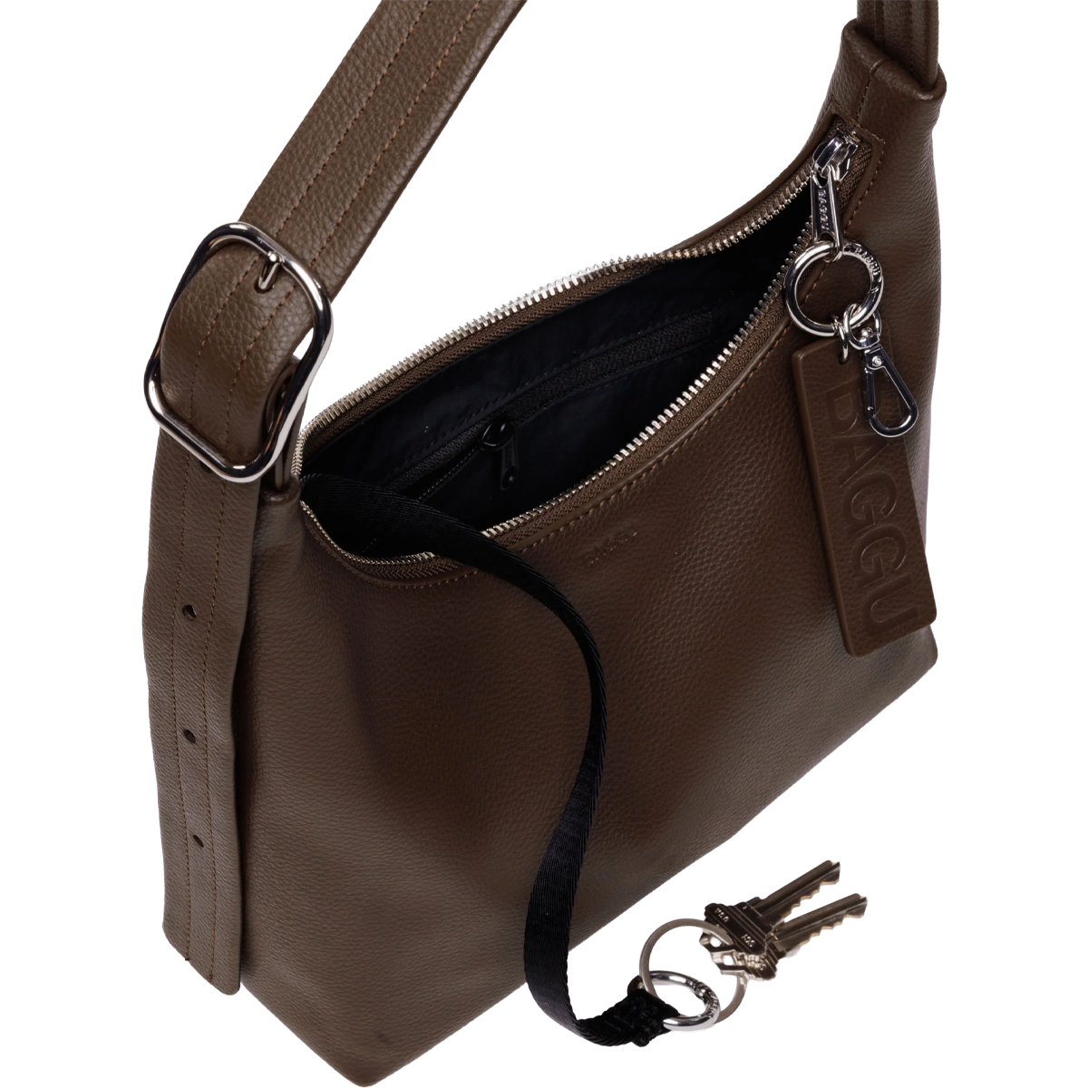 Mini Recycled Leather Shoulder Bag alternate view