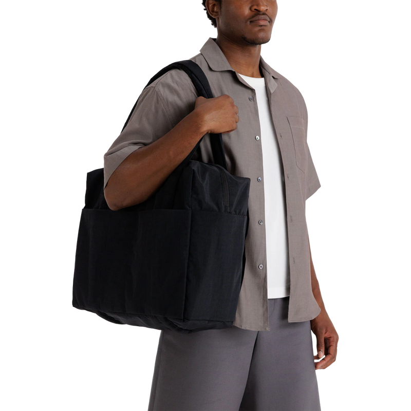 Medium Cloud Carry-On, BAGGU Cloud Carry-On on model shoulder