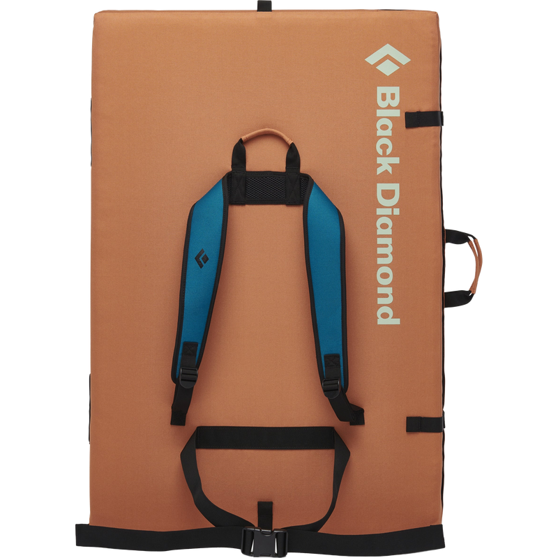 Circuit Crash Pad, Black Diamond Circuit Crash Pad in 4071-Lagoon harness and waist belt