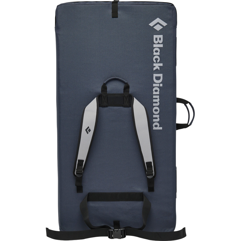 Circuit Z Crash Pad, Black Diamond Circuit Z Crash Pad in 1016-Pewter harness and waistbelt