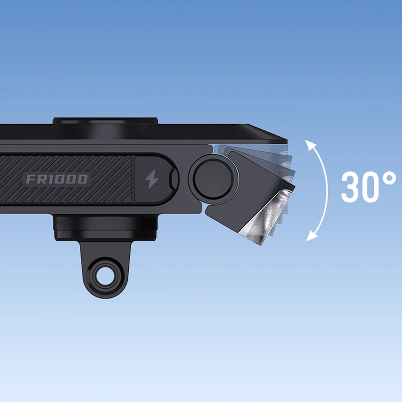 Ravemen FR1000 Headlight, Ravemen FR1000 Headlight tilt