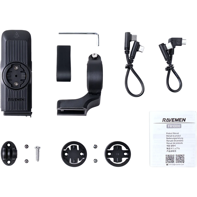 Ravemen FR1000 Headlight, Ravemen FR1000 Headlight included