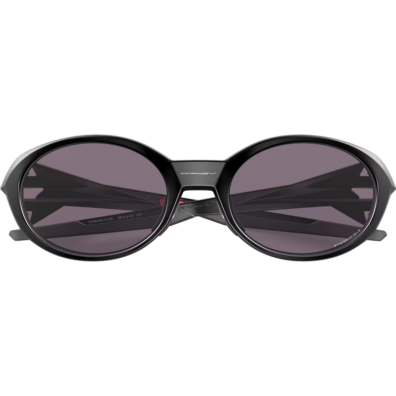 Eyejacket Redux, Oakley Eyejacket Redux in Matte Black/Prizm Grey front folded
