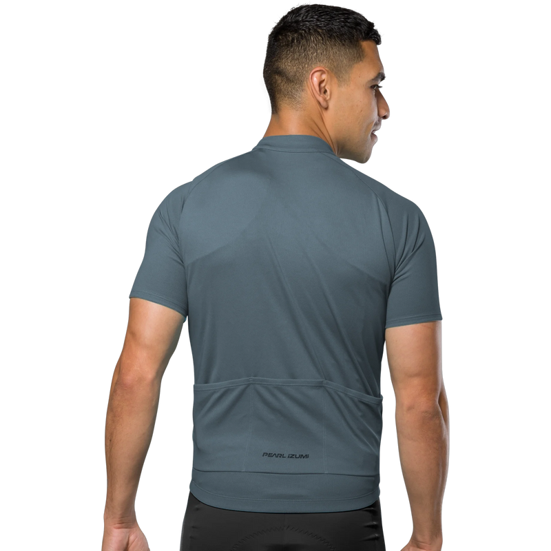 Men's Quest Short Sleeve Jersey, Pearl Izumi Men's Quest Short Sleeve Jersey Back on Model