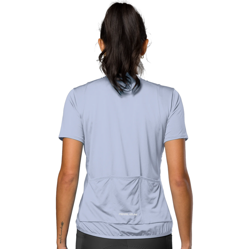 Women's Sugar Short Sleeve Jersey, Pearl Izumi Women's Sugar Short Sleeve Jersey Back on Model