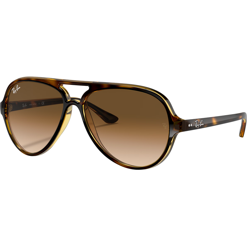 Cats 5000 - Light Havana/Light Brown Gradient, Ray Ban Cats 5000 - Light Havana/Light Brown Grad front left