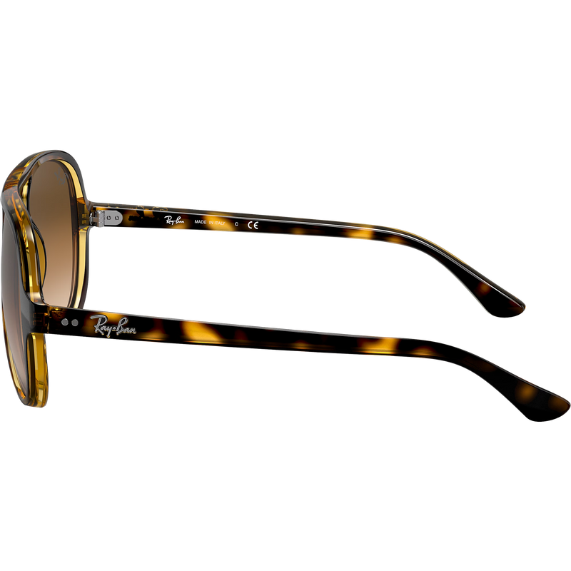 Cats 5000 - Light Havana/Light Brown Gradient, Ray Ban Cats 5000 - Light Havana/Light Brown Grad left