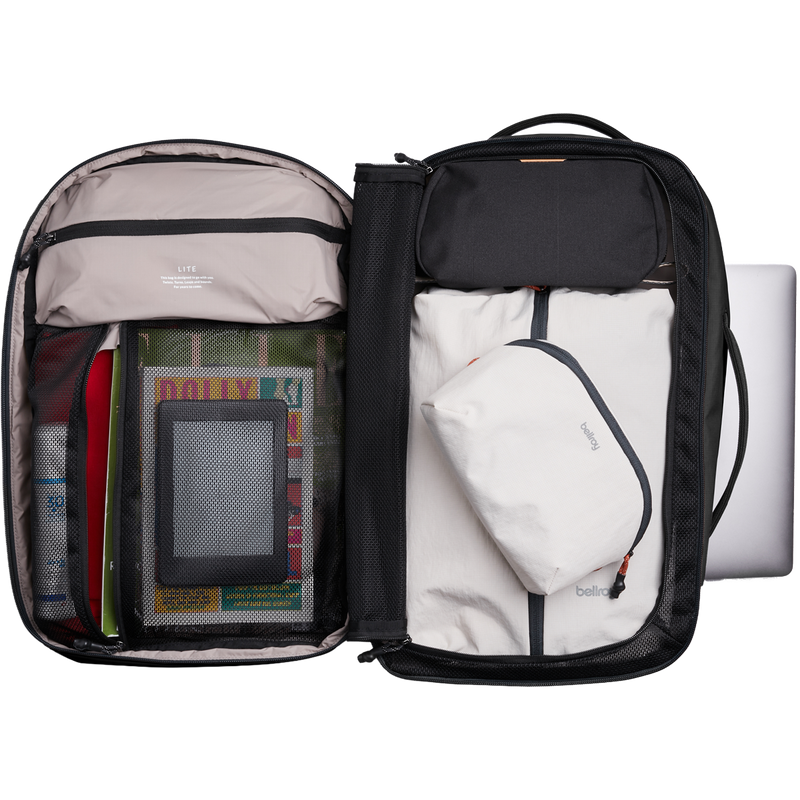 Lite Travel Pack 30L, Bellroy Lite Travel Pack 30L open