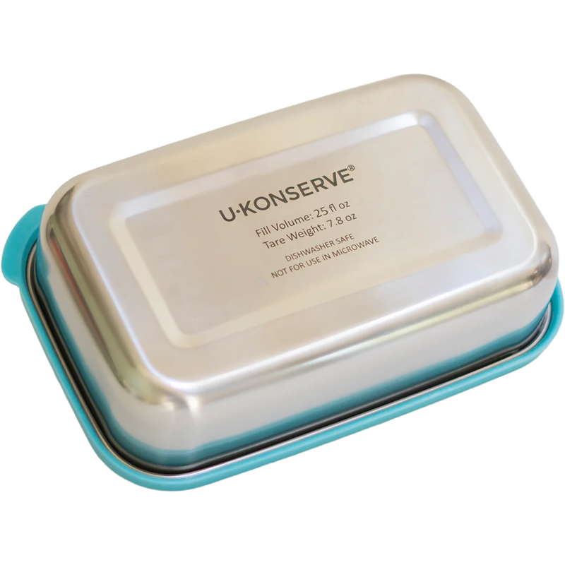 Rectangle Container 25oz, U-Konserve Rectangle Container 25oz in clear bottom