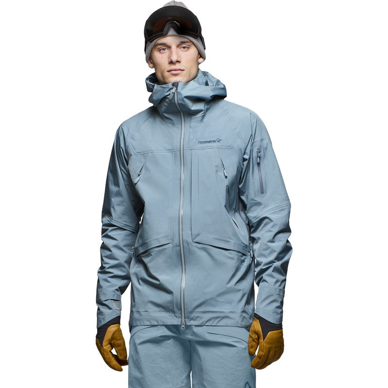 Men's More Gore-Tex Jacket, Norrona Men's More Gore-Tex Jacket front on model