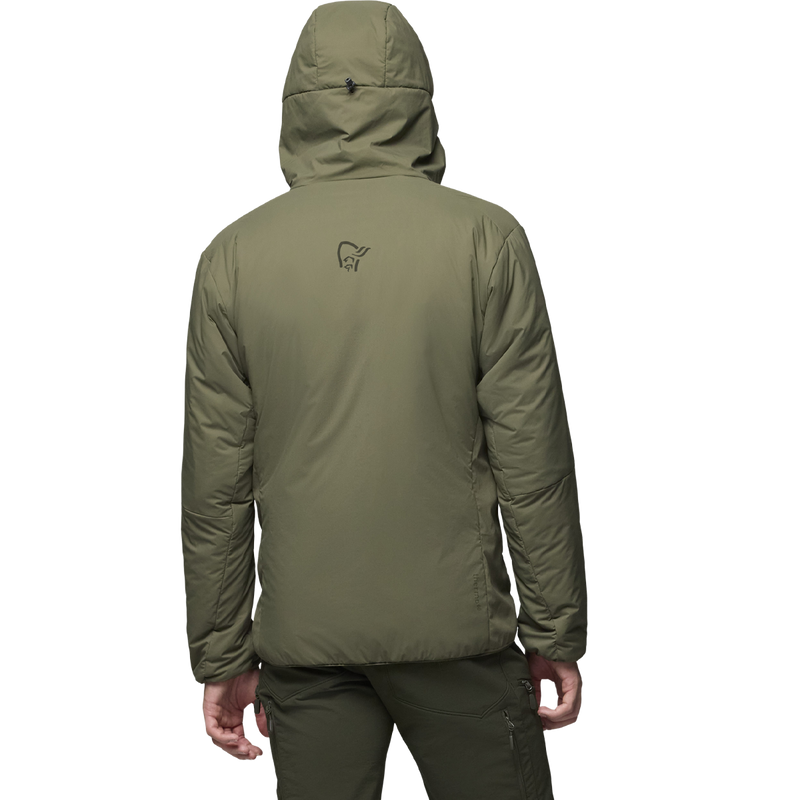Men's Femund Thermo 60 Zip Hood, Norrona Men's Femund Thermo 60 Zip Hood back on model