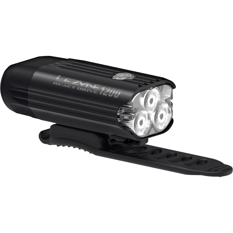 React Drive Front Matte Black, Lezyne React Drive Front strap