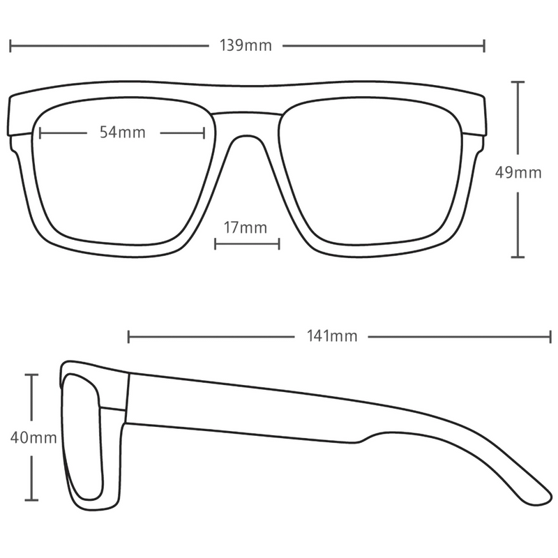 Volley Recycled, Carve Volley Recycled in Gloss Crystal Smoke + Gray Gradient Polarized specs