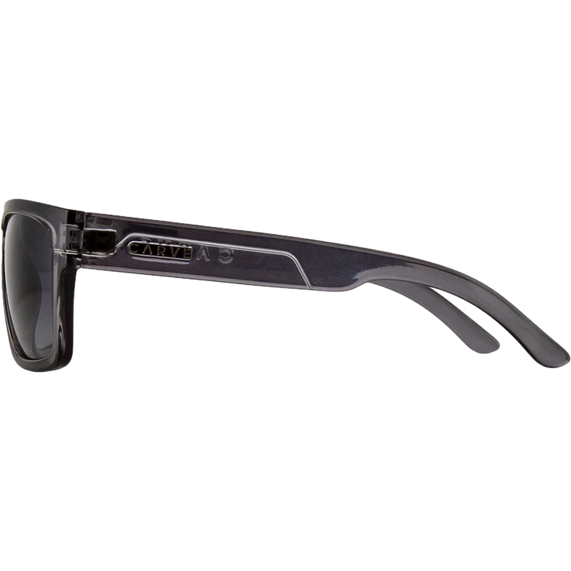 Volley Recycled, Carve Volley Recycled in Gloss Crystal Smoke + Gray Gradient Polarized left