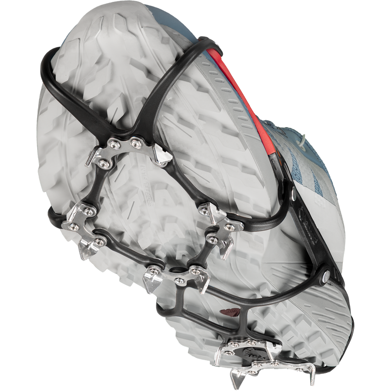 MICROspikes Ghost, Kahtoola MICROspikes Ghost in Lava bottom front