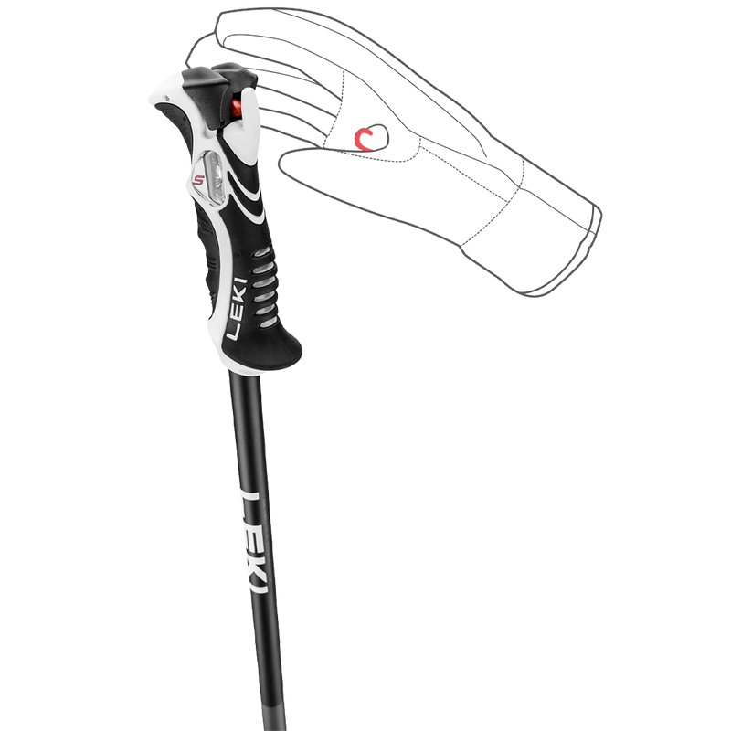 Bold Lite S Trigger Poles, Leki Bold Lite S Trigger Poles with glove