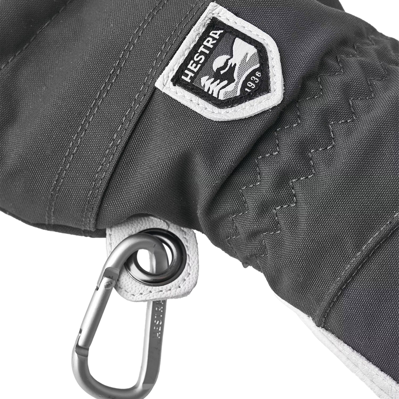 Women's Heli Ski Mitt, Hestra Women's Heli Ski Mitt Wrist Logo