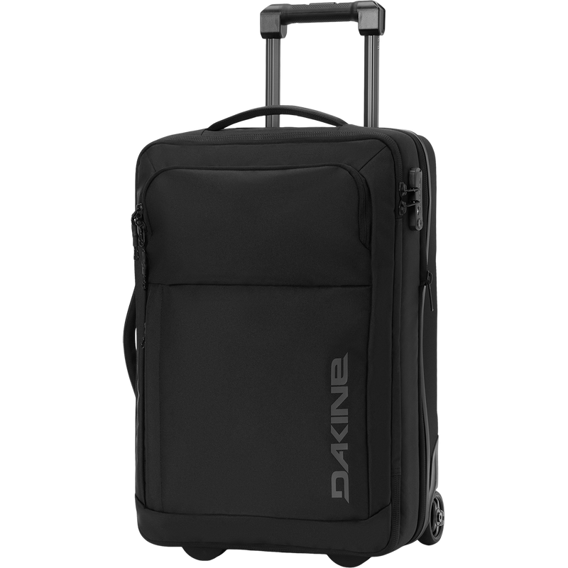Split Carry On Roller Bag 42+, Dakine Split Carry On Roller Bag 42L 3/4 view with handle