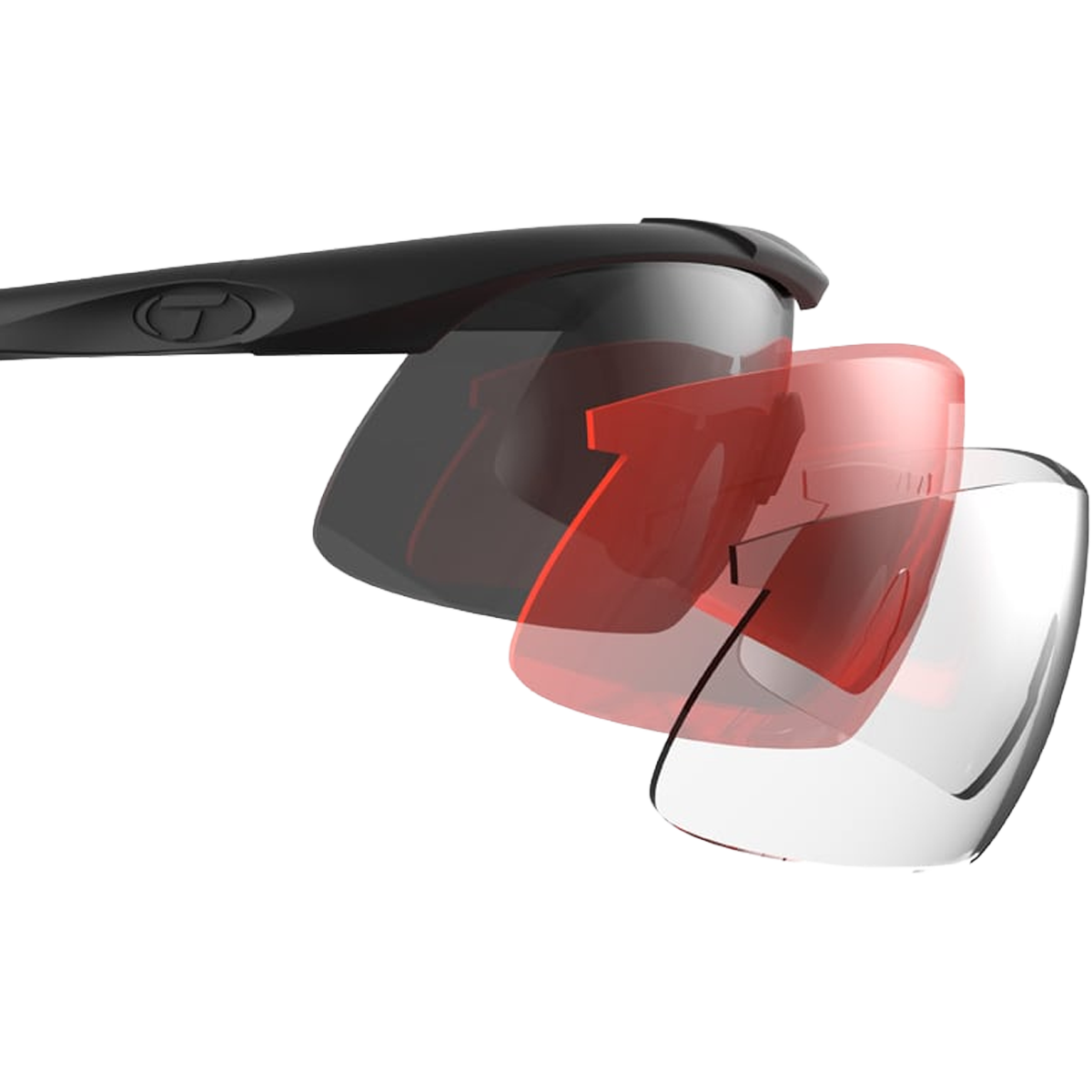 Ordnance 2.0 Tactical - Matte Black Smoke/Red/Clear alternate view