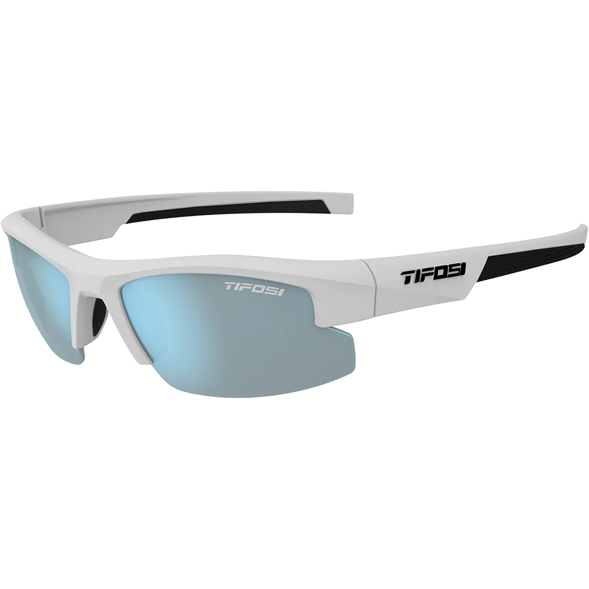 ShutOut - Matte White with Black/Smoke Blue Mirror alternate view