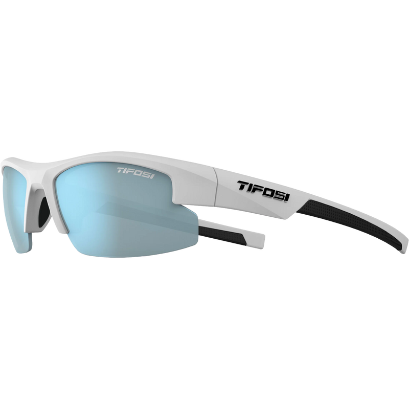 ShutOut - Matte White with Black/Smoke Blue Mirror, Tifosi Optics ShutOut side
