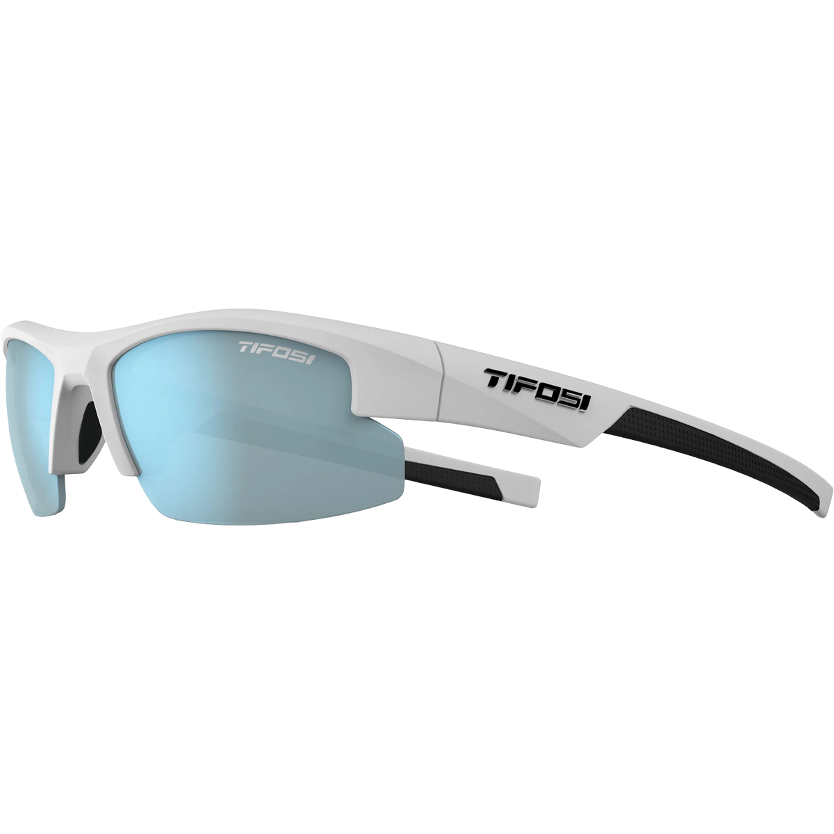 ShutOut - Matte White with Black/Smoke Blue Mirror alternate view