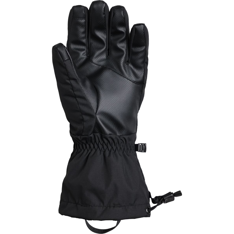 Oregon Research Women's Adrenaline Glove in Black left hand palm side up